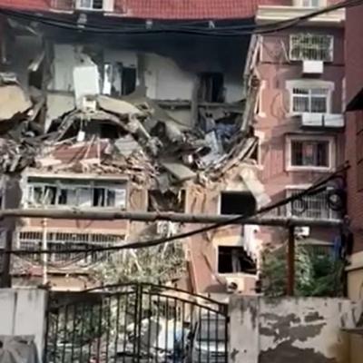 7月19日清晨，天津市北辰区欢颜里小区发生燃气爆燃。